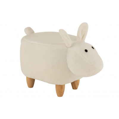 Chaise pour enfant Mouton Bois/Textile Blanc