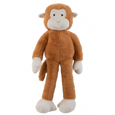 Singe en peluche brun - Large