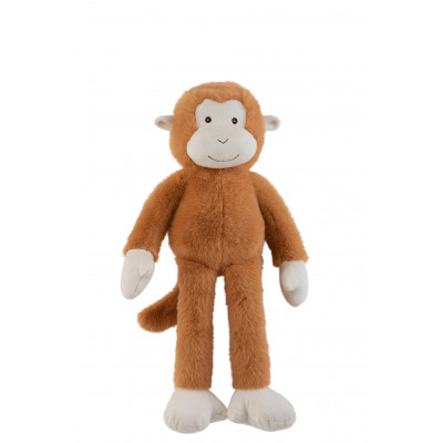 Singe brun en peluche - medium