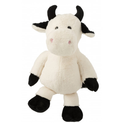 Peluche vache écru/noire - extra large