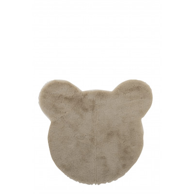 Tapis Tête d'Ours Beige