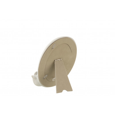 Cadre photo Cygne Poly Blanc/Argent