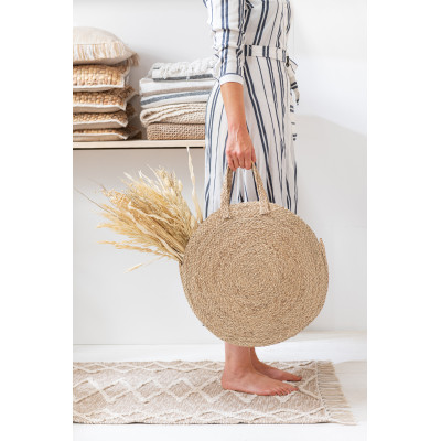 Sac Rond en jonc de mer