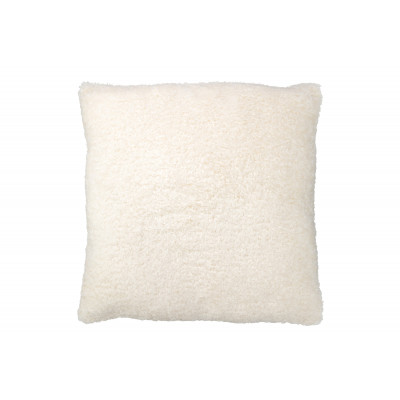 Coussin Teddy blanc