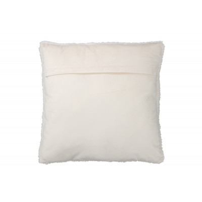 Coussin Teddy blanc