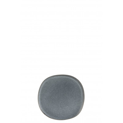 Assiette en céramique gris Louise - medium