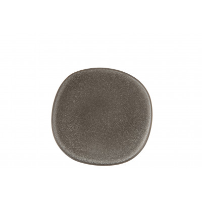 Assiette en céramique marron Louise - medium