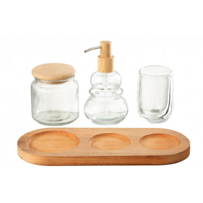 Set 4 accessoires de salle de bain