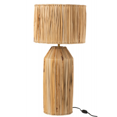 Lampe Hanna en feuilles de bananier naturelles