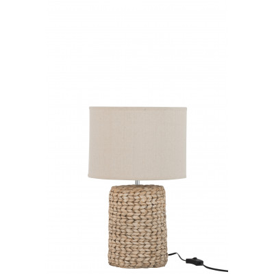 Lampe avec tresse épaisse en béton - small
