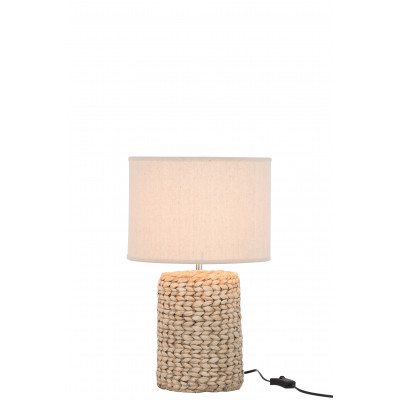 Lampe avec tresse épaisse en béton - small