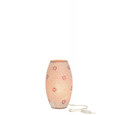 Lampe Bram en verre rouge, medium