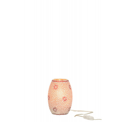 Lampe Bram en verre rouge, small