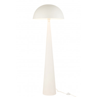 Lampadaire Champignon en métal blanc mat - large