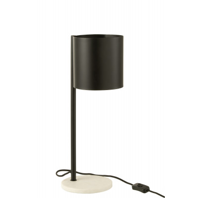 Lampe de table Bart en métal noir
