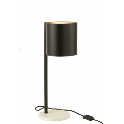 Lampe de table Bart en métal noir