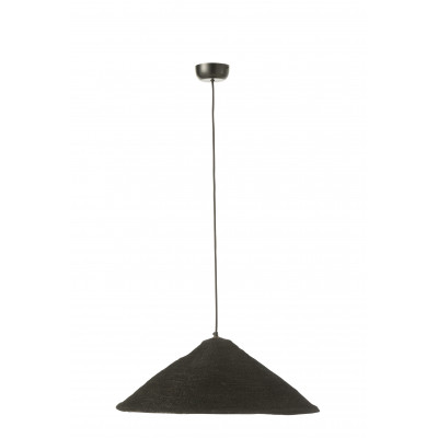 Suspension Chapeau Moonj en jonc noir - small