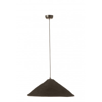 Suspension Chapeau Moonj en jonc noir - small