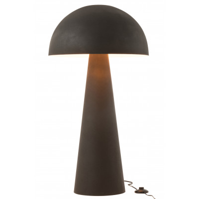 Lampe Champignon en métal noir mat - extra large