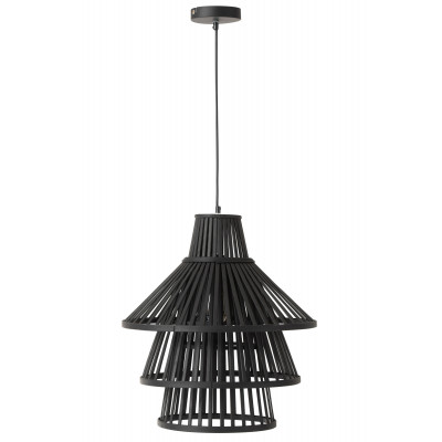 Suspension en bambou noir - Large