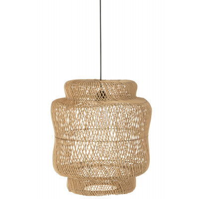 Abat-jour en rotin naturel Rosa