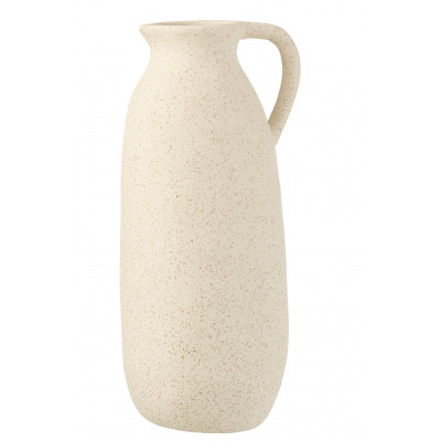 Vase Cruche en Céramique Beige Grand