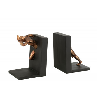 Serre-Livres Athlète en polyrésine bronze