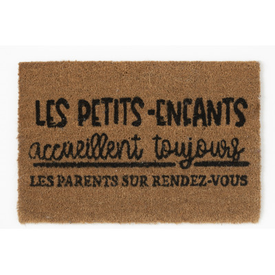 Paillasson "Les Petits-Enfants" en Noix de Coco Naturelle