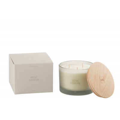 Bougie parfumée Accords Essentiels Musc Obscur - 28H