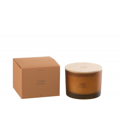 Bougie parfumée Accords Essentiels Ambre Intime - 28h