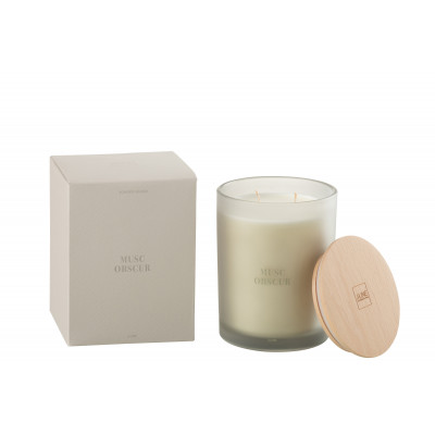 Bougie parfumée Accords Essentiels Musc Obscur - 52H