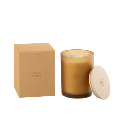 Bougie parfumée Accords Essentiels Santal Satiné - 52H