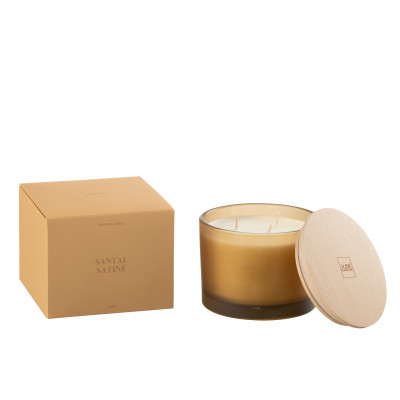 Bougie parfumée Accords Essentiels Santal Satiné - 28H