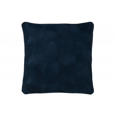 Coussin Napoli en textile bleu nuit