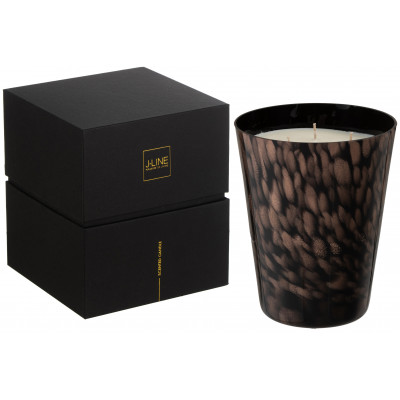 Bougie parfumée Noa santal noir/or - large