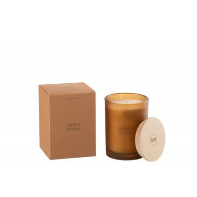 Bougie parfumée Accords Essentiels Ambre Intime - 38h