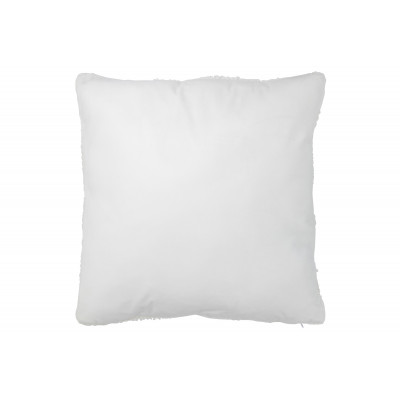 Coussin torsadé blanc