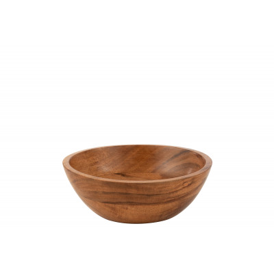Bol en bois d'acacia naturel foncé - small