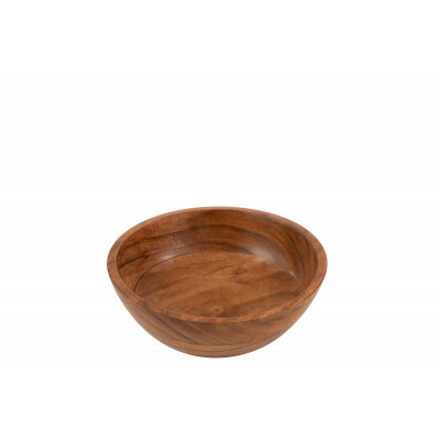 Bol en bois d'acacia naturel foncé - small