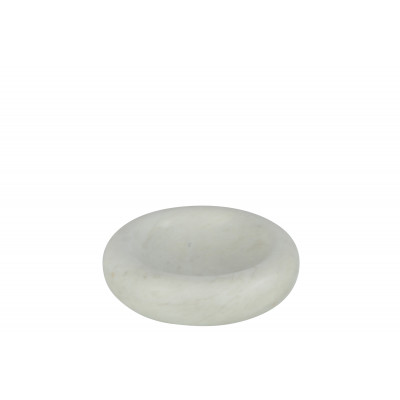 Bol rond en marbre blanc - small