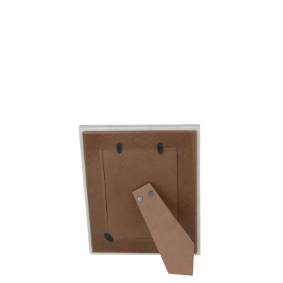 Cadre photo en marbre blanc 13 x 18
