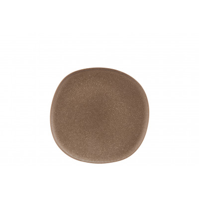 Assiette en céramique cognac Louise - medium
