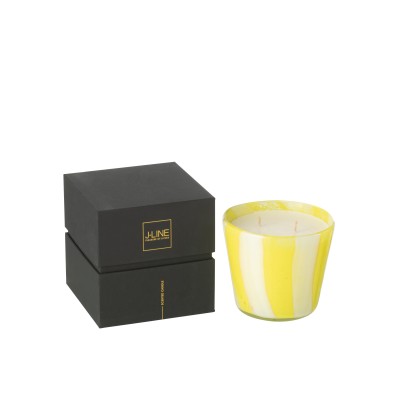 Bougie parfumée Noa Lines Jaune -50 heures