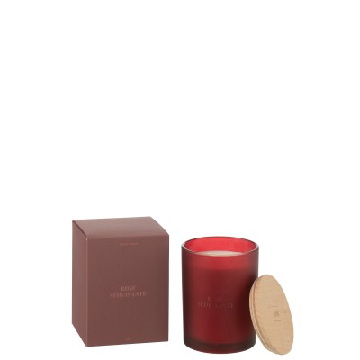 Bougie parfumée Accords Essentiels Rose Séduisante-52H