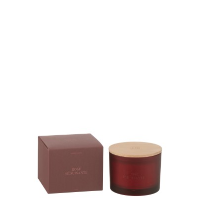 Bougie parfumée Accords Essentiels Rose Séduisante-28H