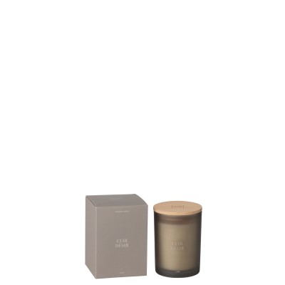 Bougie parfumée Accords Essentiels Cuir Desir-38H