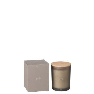 Bougie parfumée Accords Essentiels Cuir Desir-52H