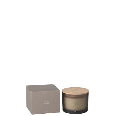 Bougie parfumée Accords Essentiels Cuir Desir-28H