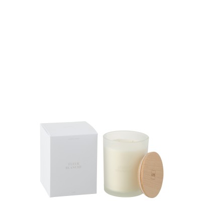 Bougie parfumée Accords Essentiels Fleur Blanche-52H