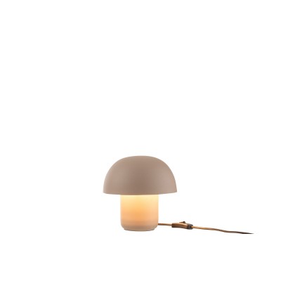 Lampe de table en fer taupe petite taille